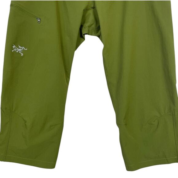 Arc'Teryx Gamma LT Capri Pant Creekside Green Women’s 12 Belted Outdoors ALTERED - Picture 3 of 11